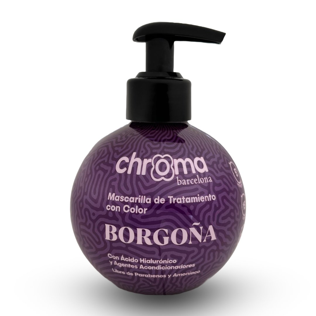 Envase esférico de Chroma Barcelona color Borgoña