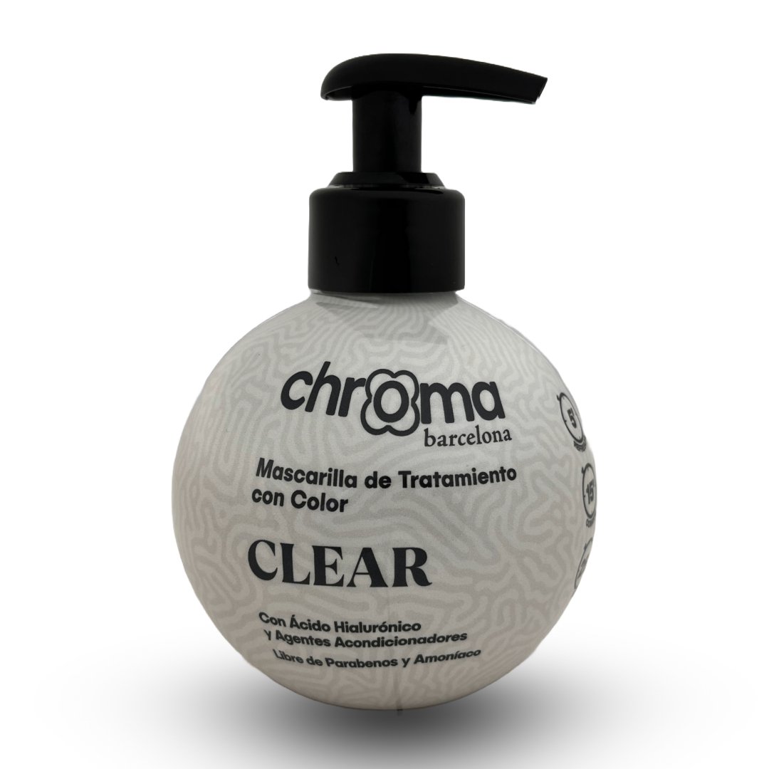 Envase esférico de Chroma Barcelona color Clear