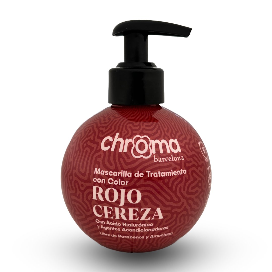 Envase esférico de Chroma Barcelona color Rojo Cereza