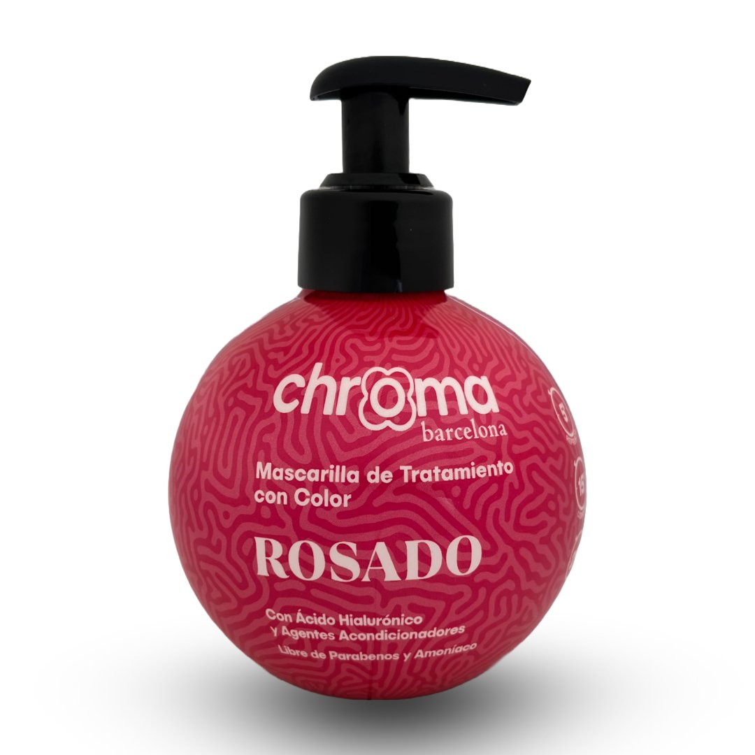 Envase esférico de Chroma Barcelona color Rosado