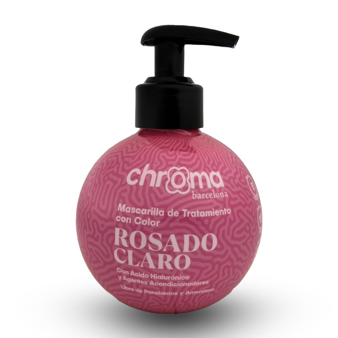 Envase esférico de Chroma Barcelona color Rosado Claro