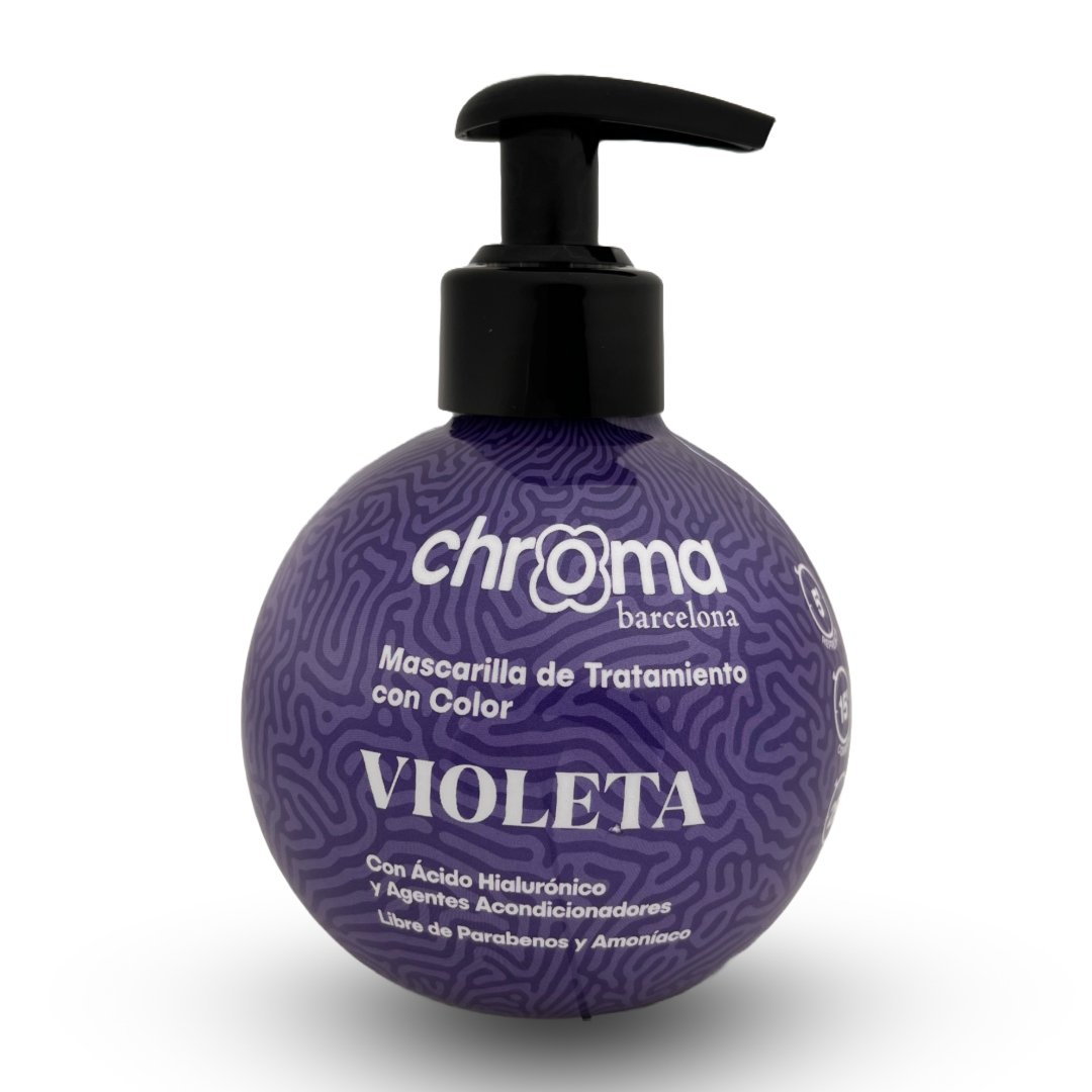 Envase esférico de Chroma Barcelona color Violeta